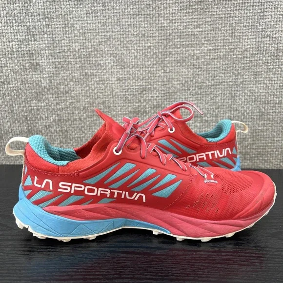 La Sportiva Women's Size 7 Kaptiva Hibiscus Malibu Blue Training Racing Shoe - Picture 7 of 11